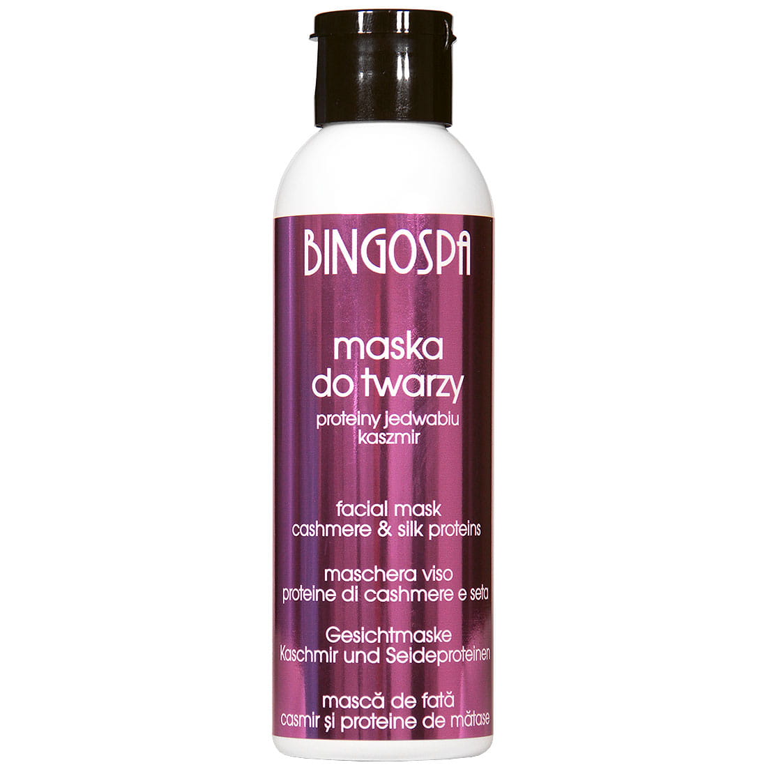 Bingospa maska do twarzy z proteinami kaszmiru i jedwabiu, 150 g
