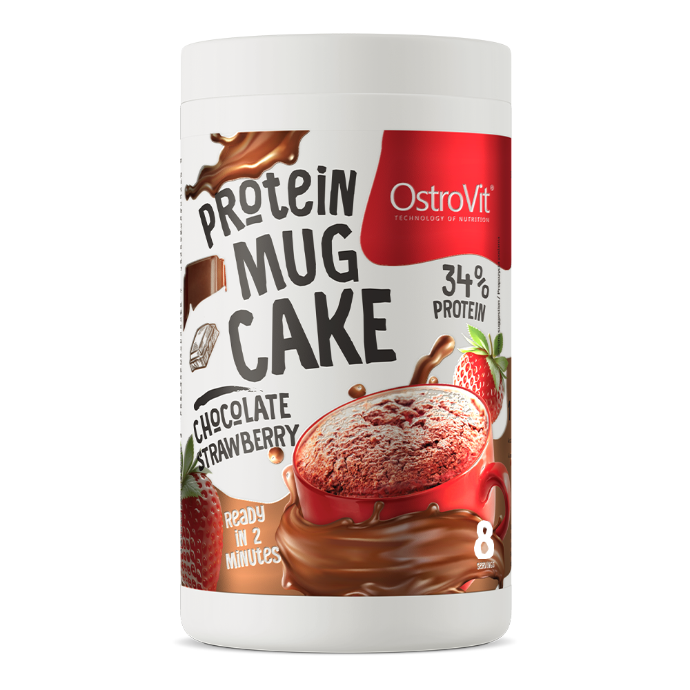 OstroVit Protein Mug Cake 360 g o smaku czekoladowo-truskawkowym