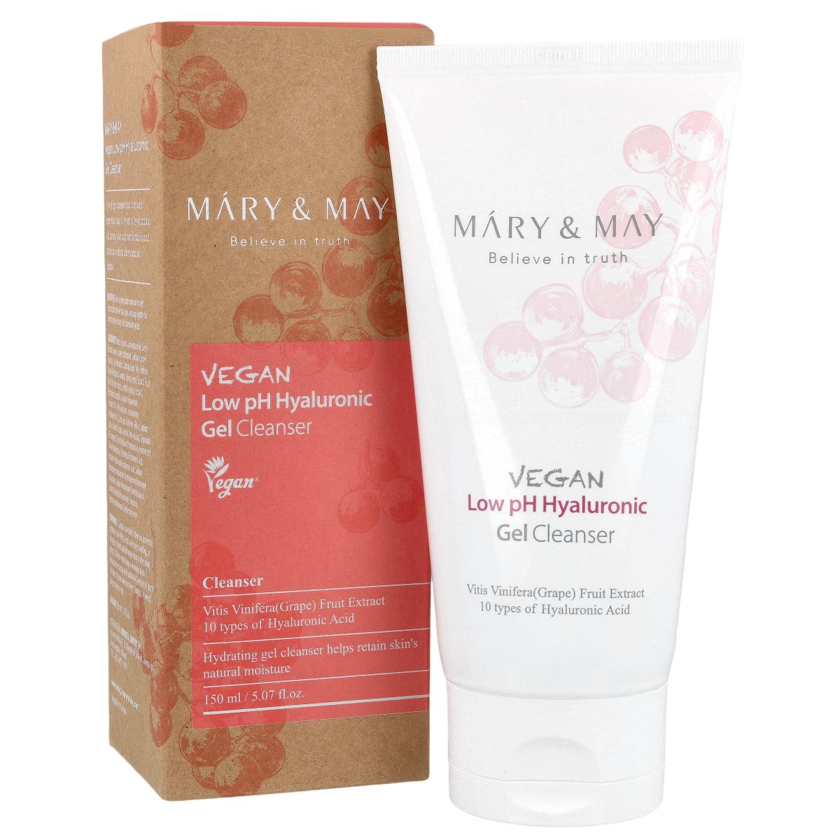 Mary & May nawilżający żel do oczyszczania twarzy, 150 ml