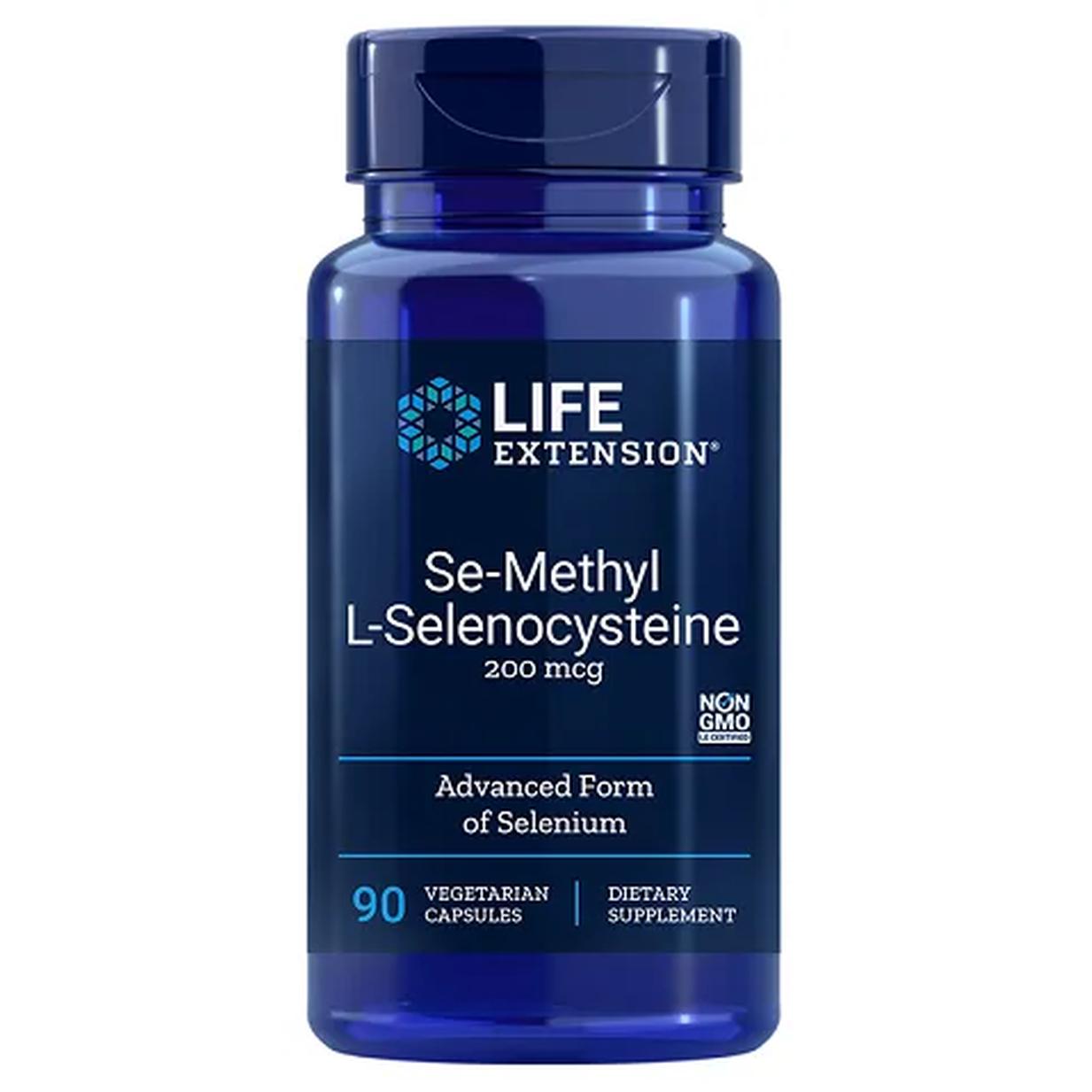 Life Extension Se-metylo-L-selenocysteina suplement diety, 200mcg, 90 kaps./1 opak.