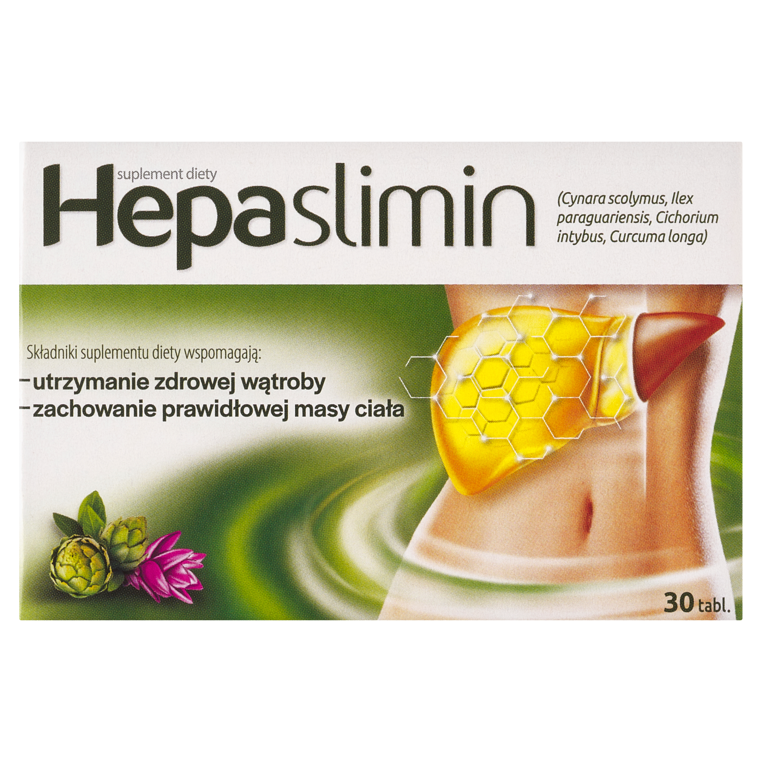 Hepaslimin suplement diety, 30 tabl./1 opak.
