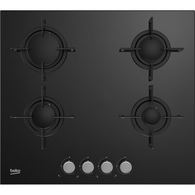 Płyta gazowa BEKO Pro500 HILG64220S Wysokowydajne palniki Szkło