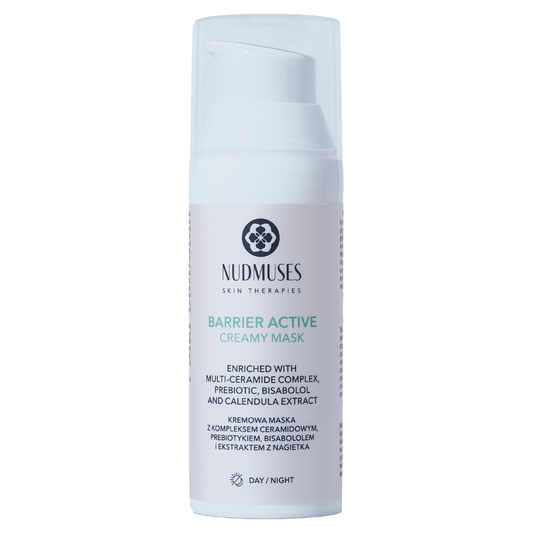 Nudmuses Barrier Active Creamy Mask kremowa maska z ceramidami i prebiotykiem, 50 ml