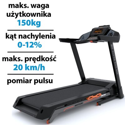 Bieżnia elektryczna KETTLER Alpha Run 600 2200W 20km/h
