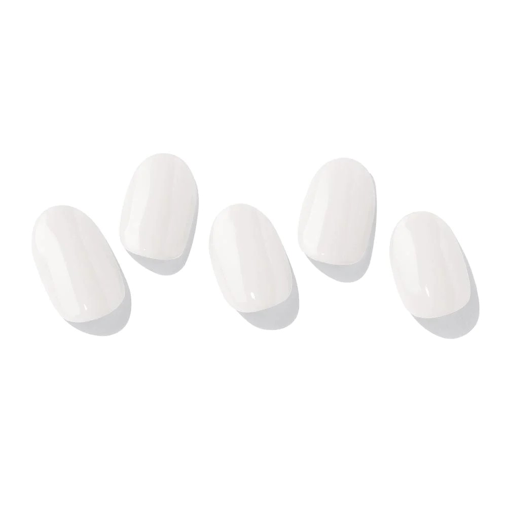 Ohora Clean White ekspresowa hybryda w naklejkach do paznokci, 1 opak.