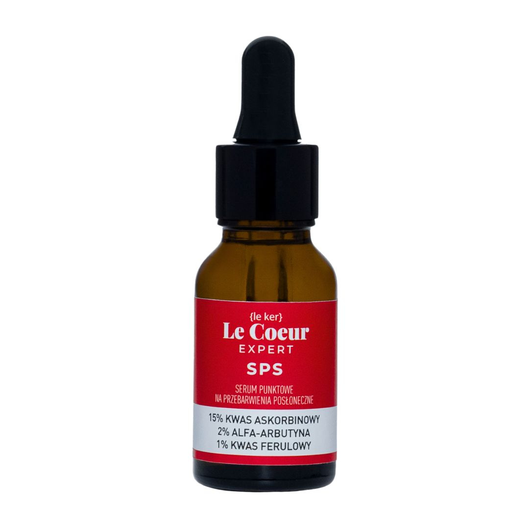 Le Coeur SPS serum punktowe na przebarwienia posłoneczne 15% wit. C 2% alfa arbutyny, 15 ml