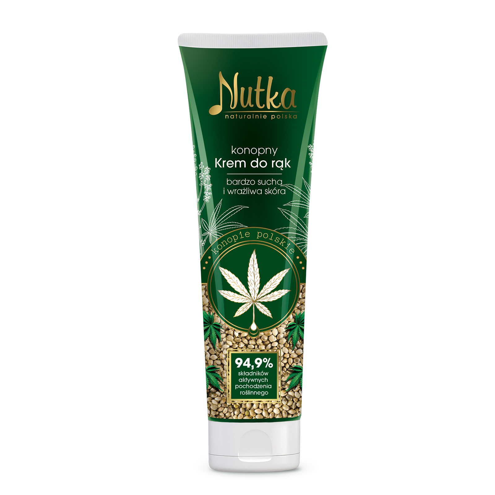 Nutka Konopie Polskie krem do rąk, 100 ml
