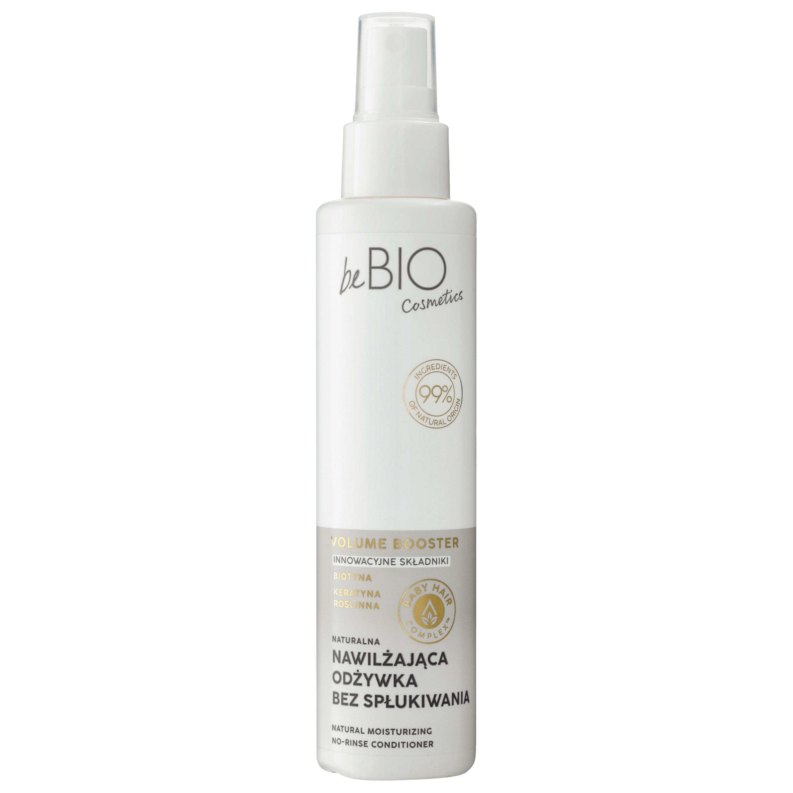 beBIO nawilżająca odżywka do włosów bez spłukiwania, 150 ml