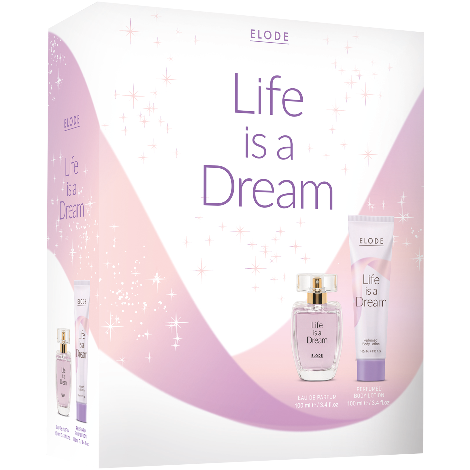 Elode Life Is A Dream zestaw: woda perfumowana damska, 100 ml + perfumowany balsam do ciała, 200 ml