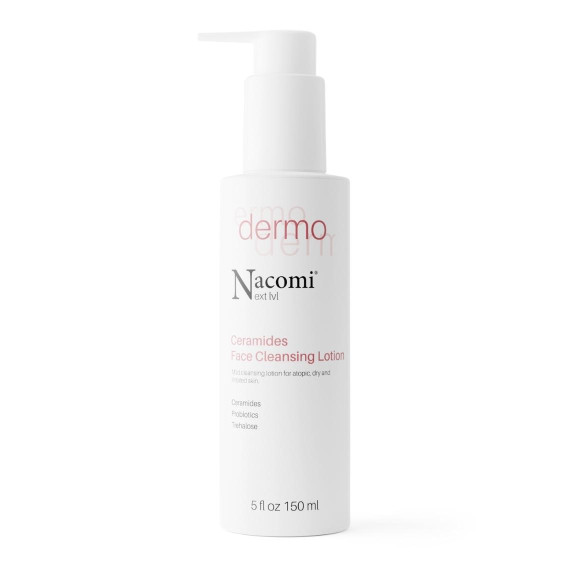 Nacomi Next Level Dermo łagodna emulsja oczyszczająca do twarzy, 150 ml