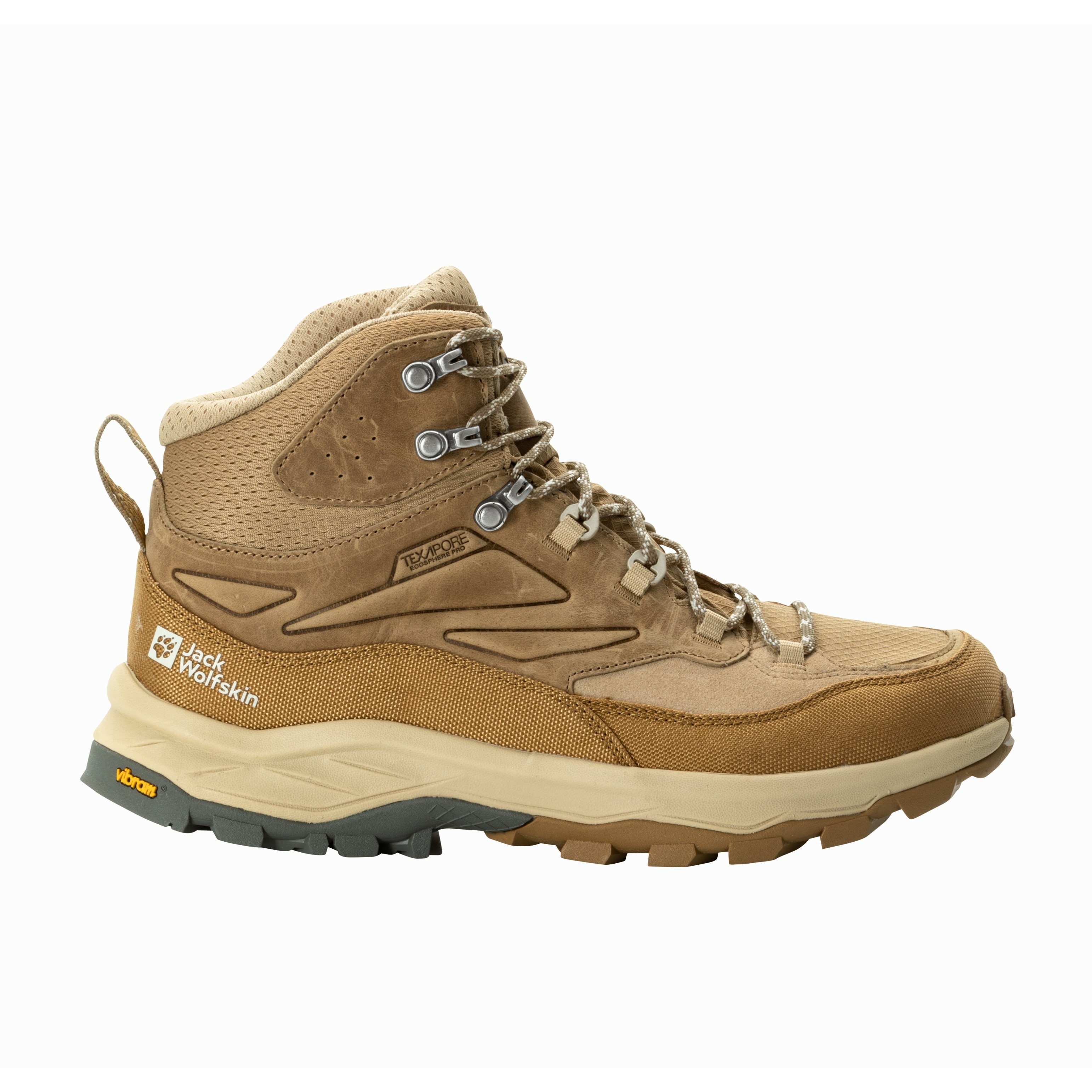 Męskie buty trekkingowe Jack Wolfskin CYROX TEXAPORE MID M duneland - 44