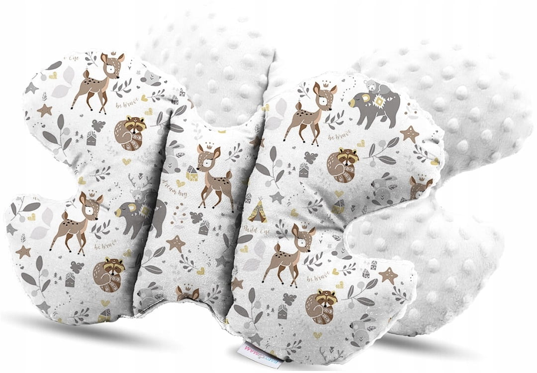 PODUSZKA PODRÓŻNA ANTYWSTRZĄSOWA MOTYLEK MINKY