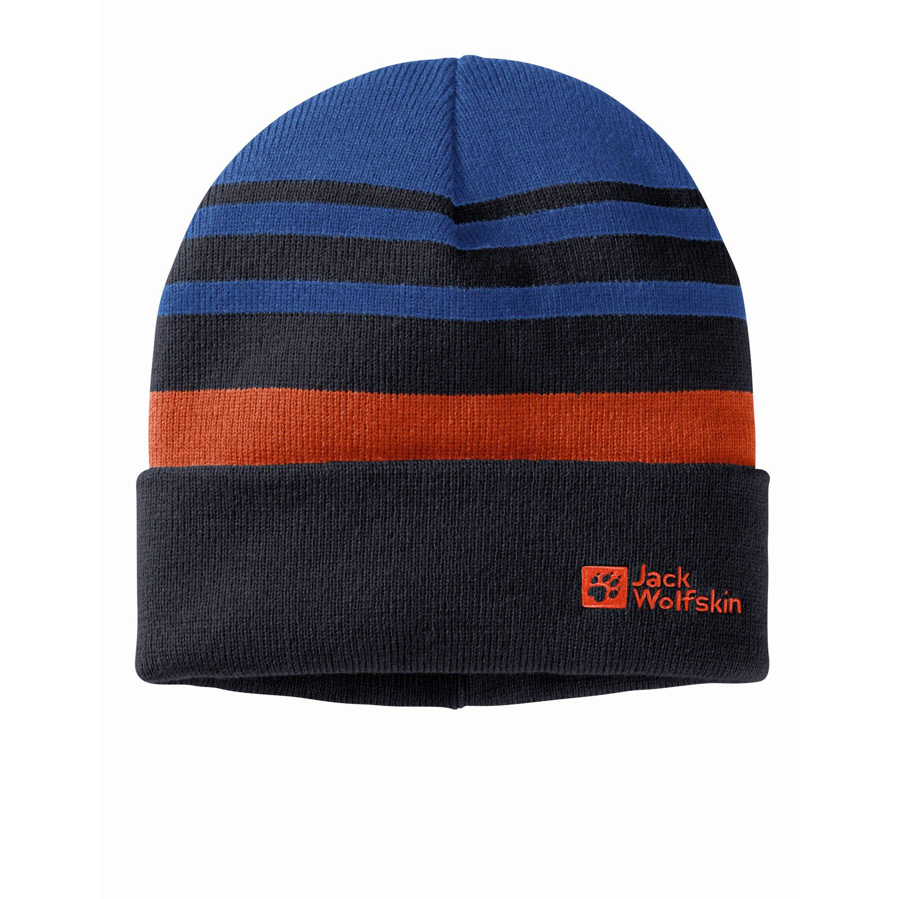 Dziecięca czapka Jack Wolfskin STRIPY KNIT BEANIE K nordic sky - M