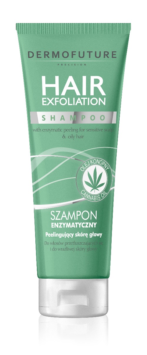 Dermofuture Hair Exfoliation szampon enzymatyczny peelingujący skórę głowy, 200 ml