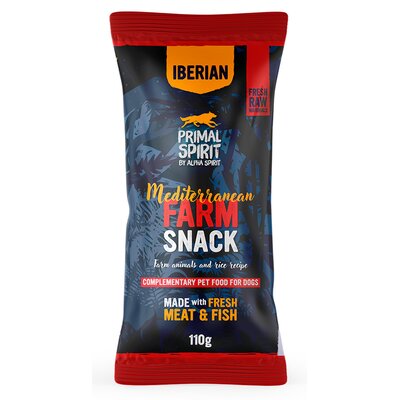 PRIMAL SPIRIT Przysmak dla psa Iberian Mediterranean Farm 110 g