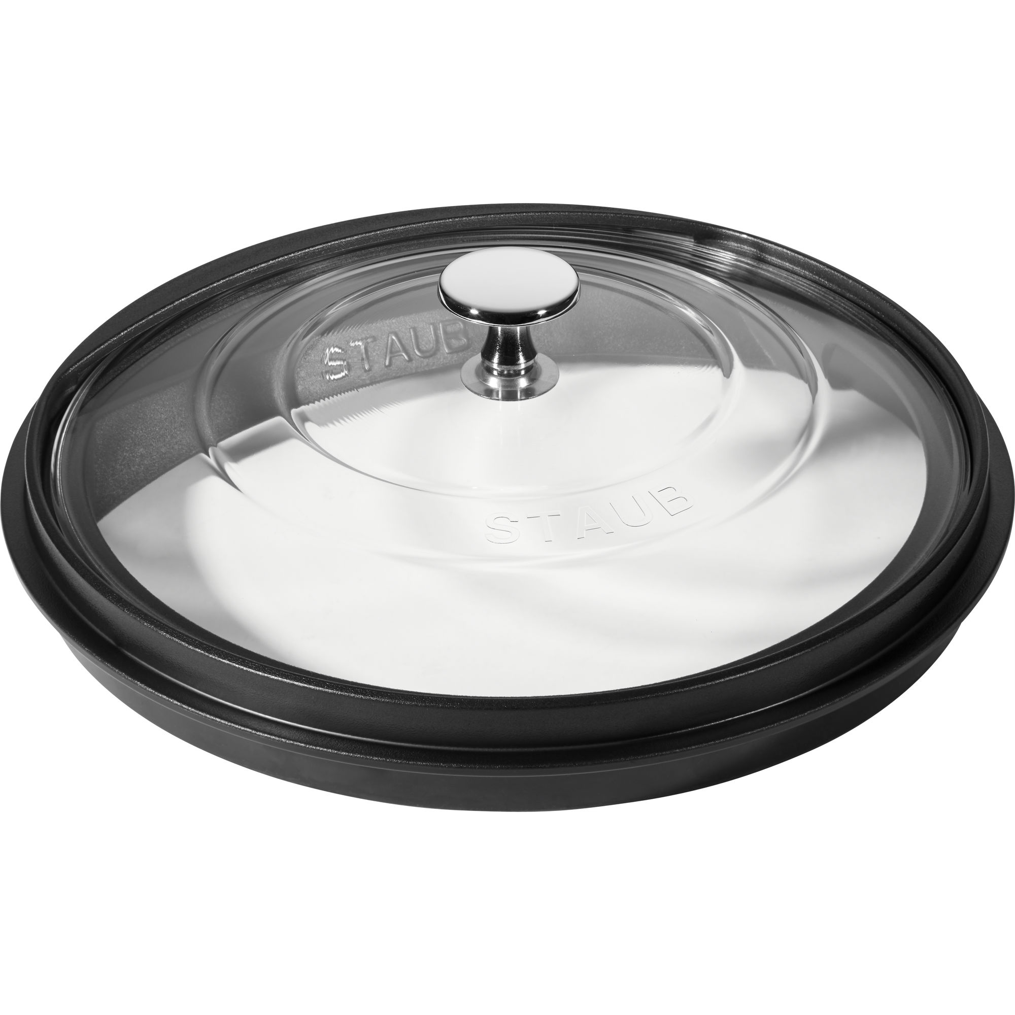 Staub - Szklana pokrywka 26 cm czarny