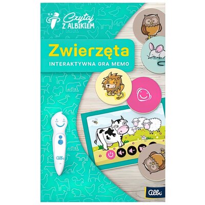 Gra logiczna ALBI Czytaj z Albikiem Memo - Zwierzęta 17314