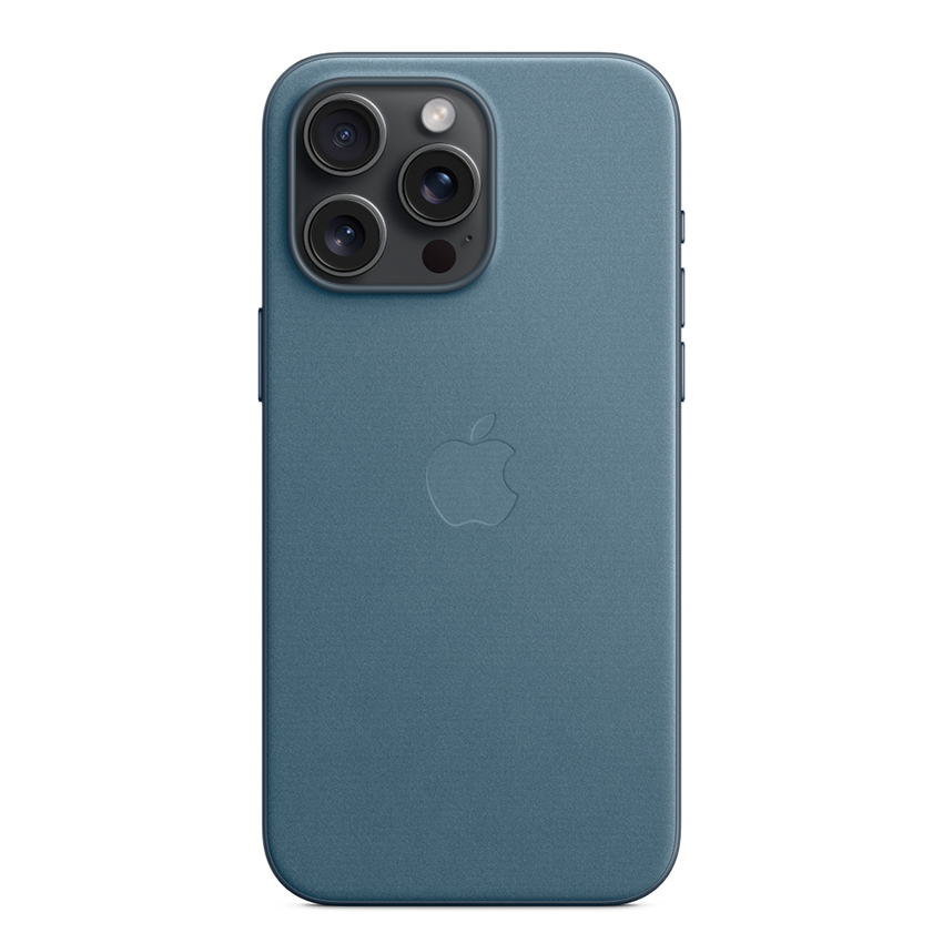 Apple iPhone 15 Pro Max FineWoven Case with MagSafe - Pacific Blue