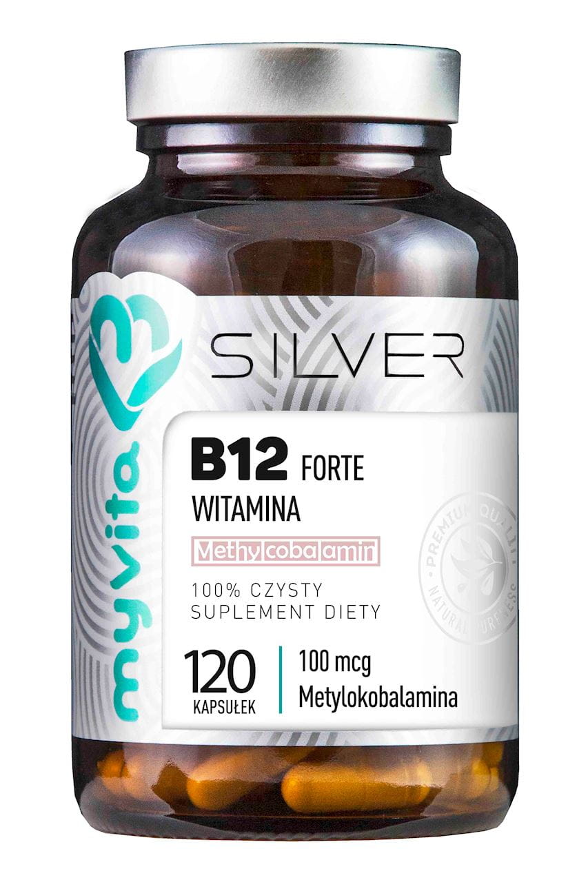 SILVER Witamina B12 100mcg, 120kaps. (Metylokobalamina) (MyVita)