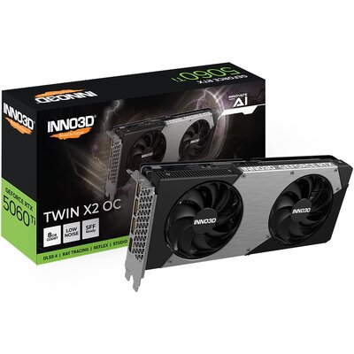 Karta graficzna INNO3D GeForce RTX 5060 Ti Twin X2 OC 8GB DLSS 4