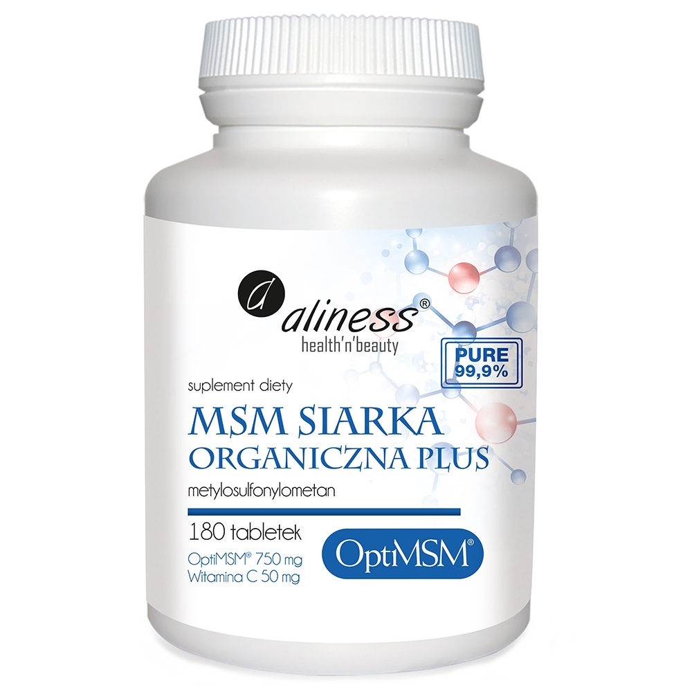 Aliness MSM suplement diety, 180 tabl./1 opak.
