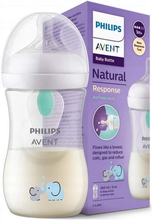 AVENT BUTELKA NATURAL RESPONSE AIRFREE 260ml