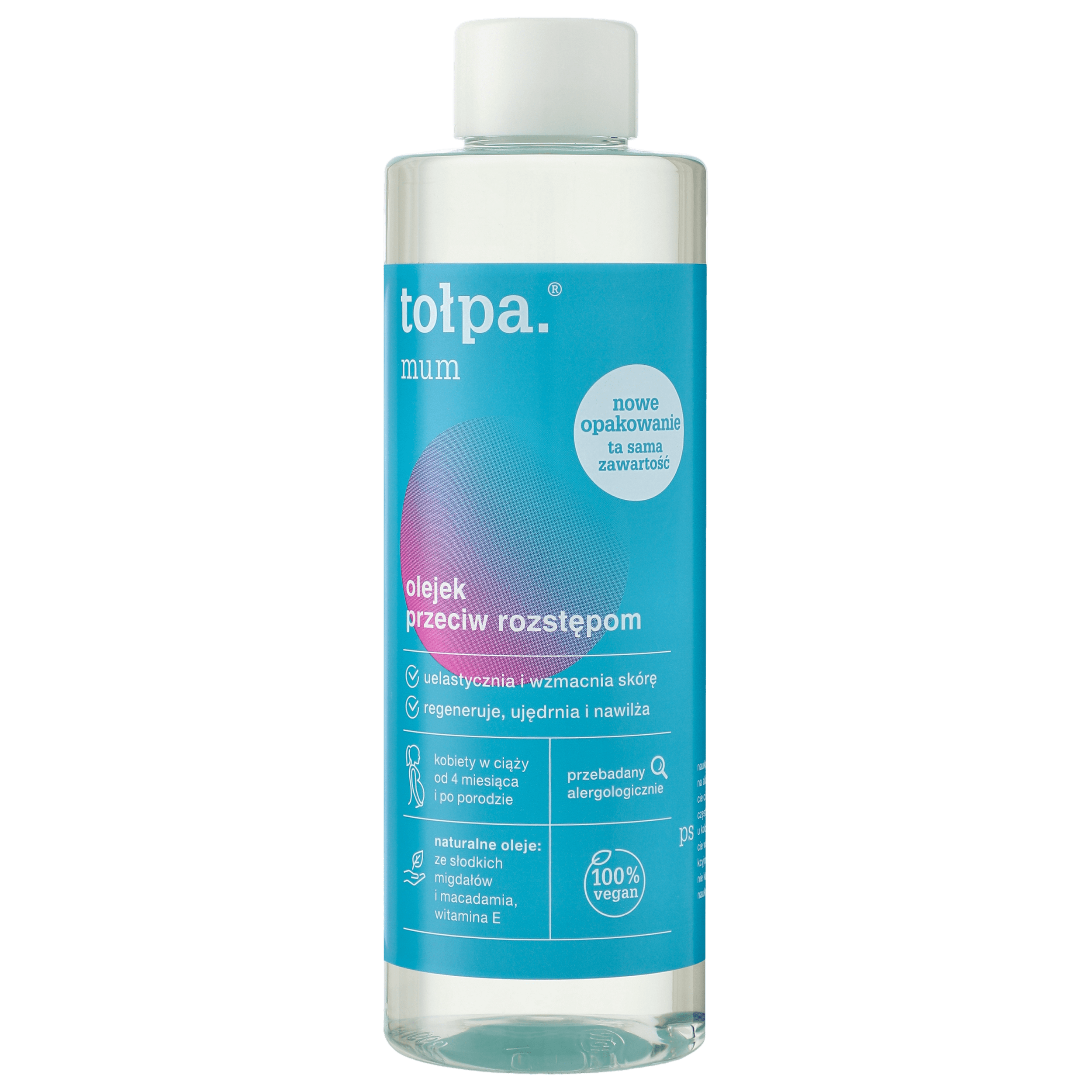 Tołpa Mum olejek przeciw rozstępom, 200 ml