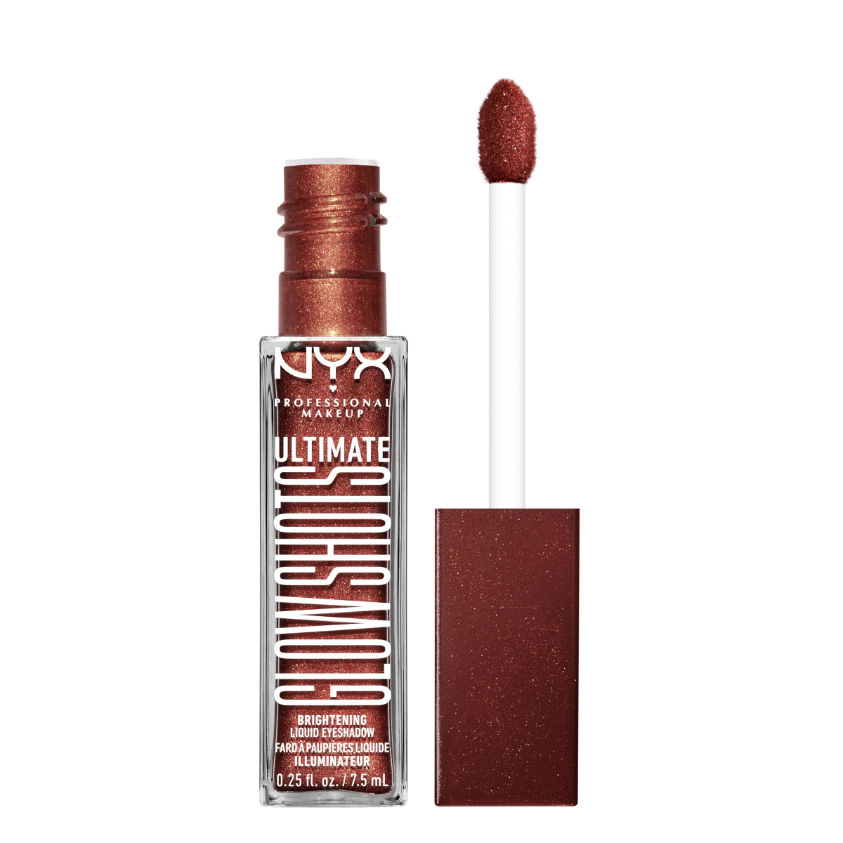 NYX Professional Makeup Ultimate Glow Shots cień do powiek w płynie six figs, 7,5 ml