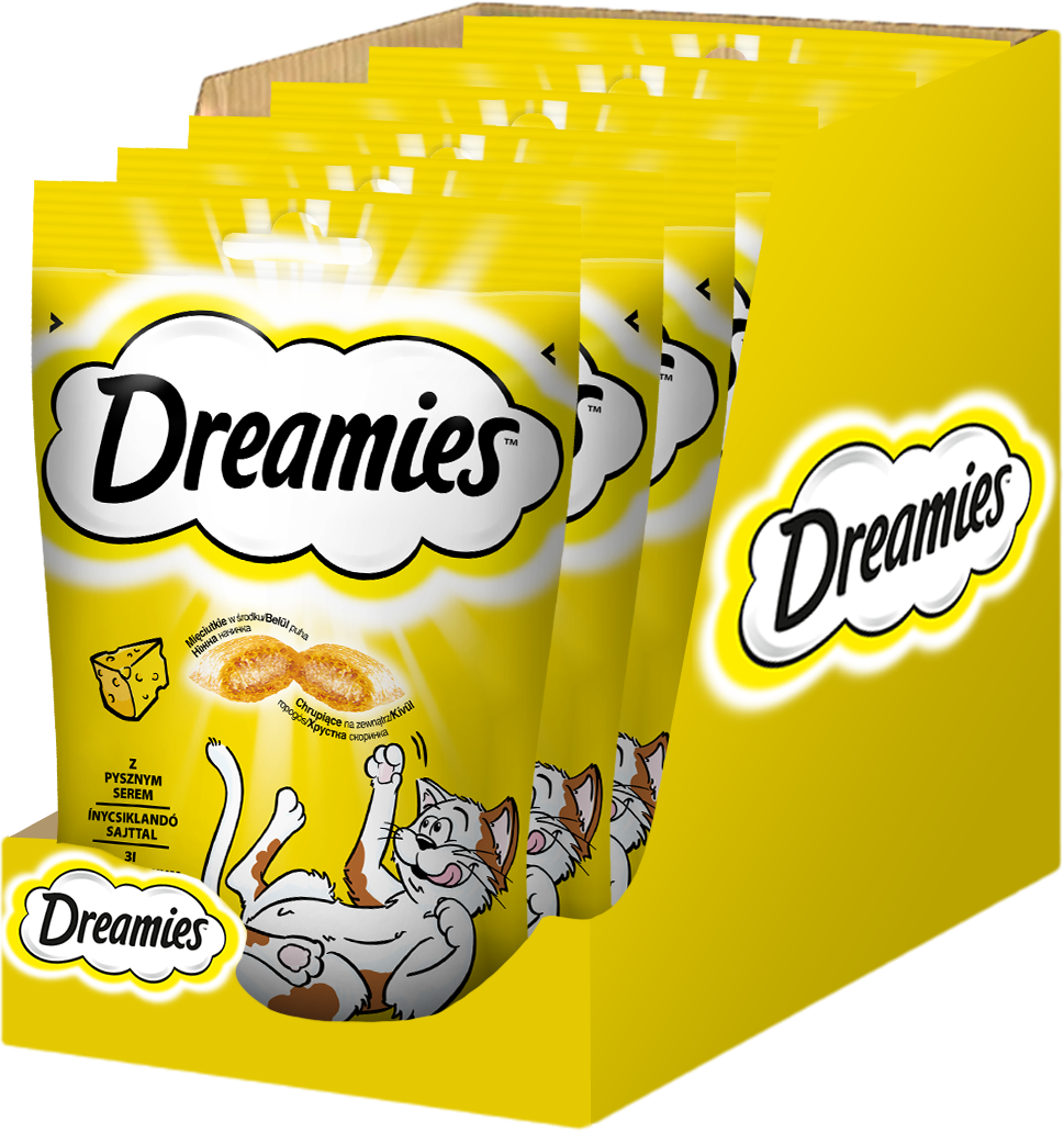 DREAMIES 6x60 g przysmak dla kota z pysznym serem