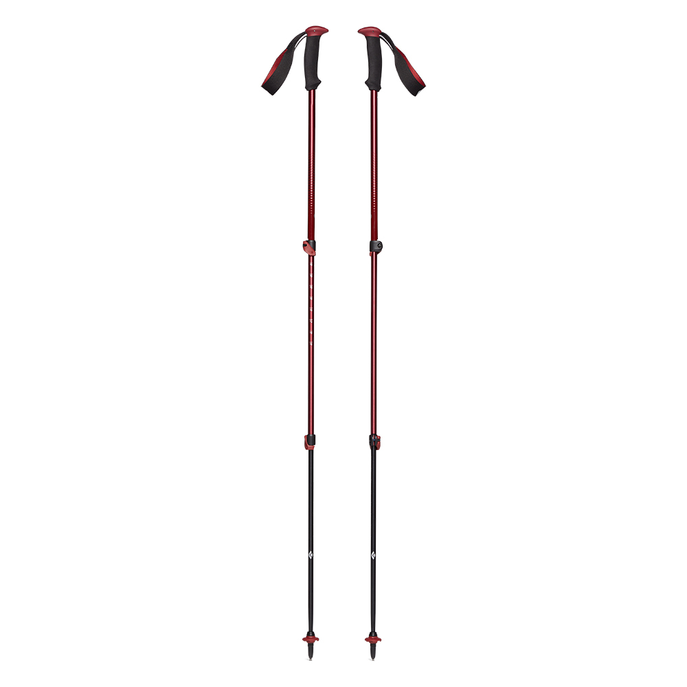 Kije trekkingowe Black Diamond TRAIL BACK dark crimson - ONESIZE