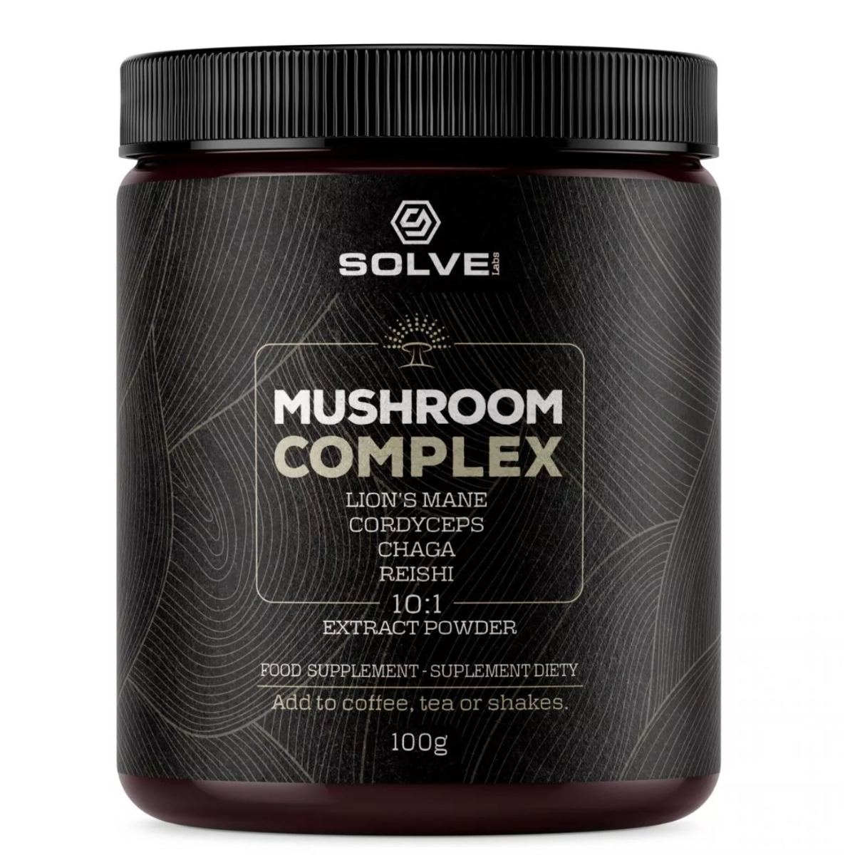 Solve Labs Mushroom Complex suplement diety w proszku, 100 g