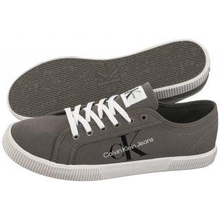 Tenisówki Calvin Klein Ess Vulcanized Low Laceup CS ML Dusty Olive/Bright White YM0YM00306 0IH