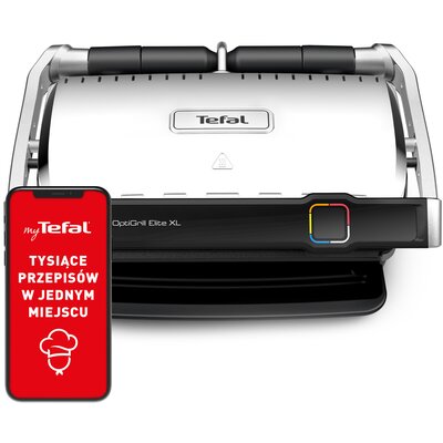 Grill elektryczny TEFAL OptiGrill Elite XL GC760D z automatycznymi programami