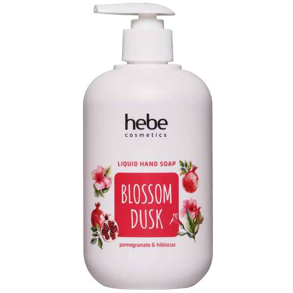Hebe Cosmetics Blossom Dusk Pomegranate&Hibiscus mydło do rąk w płynie, 500 ml