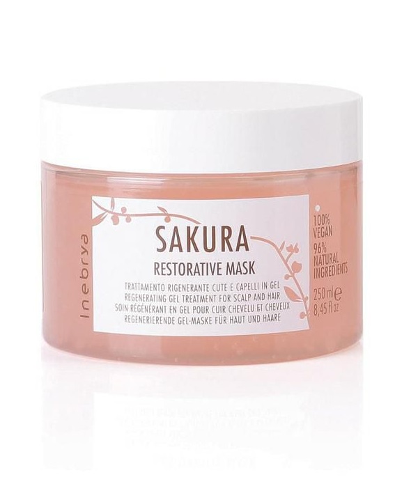 Inebrya Sakura wzmacniająca maska do włosów, 250 ml