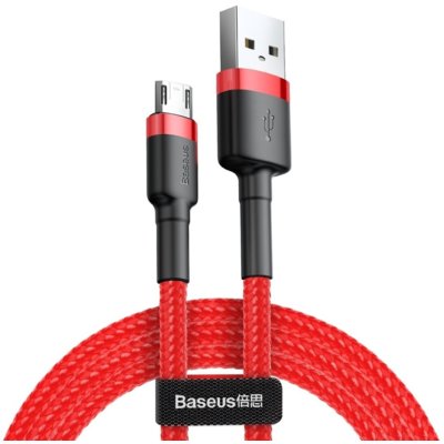 Kabel USB - Micro USB BASEUS Cafule 1 m Czerwony