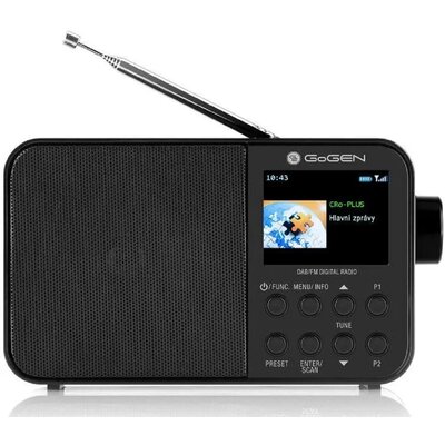 Radio GOGEN DAB 500 BTC Przenośne Czarny