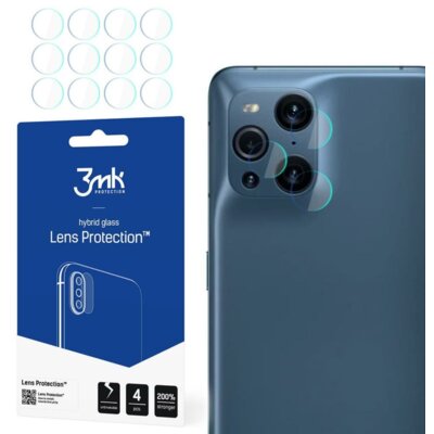 Szkło hybrydowe 3MK Lens Protection do Oppo Find X3 5G