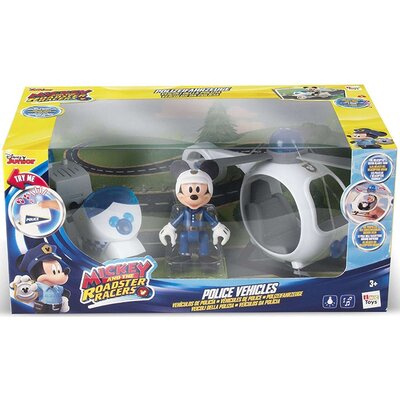 Zestaw pojazdów IMC TOYS Disney Junior Mickey Helikopter + Motor policyjny 183247