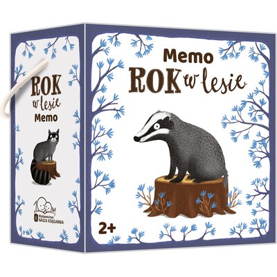 Gra logiczna NASZA KSIĘGARNIA Rok w lesie Memo