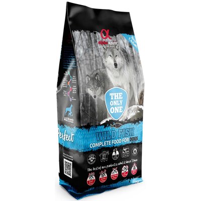 Karma dla psa półwilgotna ALPHA SPIRIT Wild Fish Biała Ryba 12 kg