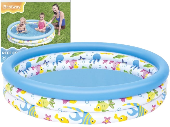 Brodzik dziecięcy dmuchany basenik dla dziecka 122cm BESTWAY 51226