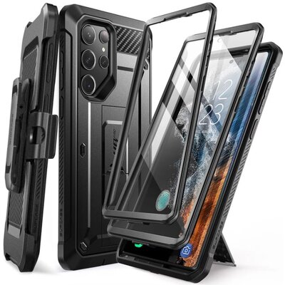 Etui SUPCASE Unicorn Beetle Pro 2-Set do Samsung Galaxy S23 Ultra Czarny