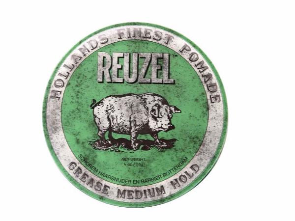 Reuzel Green Grease Medium Hold średnio utrwalajaca pomada do włosów, 113 g