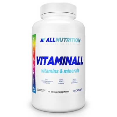 Allnutrition Vitaminall Vitamins & Minerals, suplement diety, 120 kapsułek