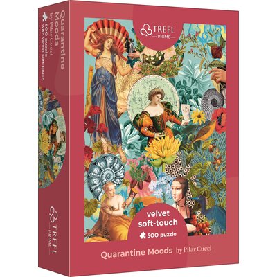 Puzzle TREFL Velvet Soft Touch Quarantine Moods (500 elementów)