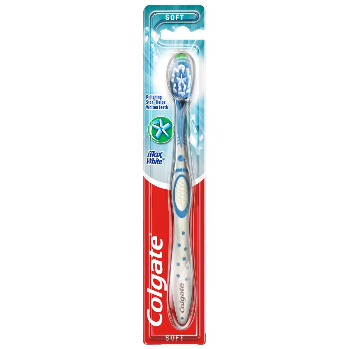 Colgate Max White szczoteczka do mycia zębów miękka, 1 szt.