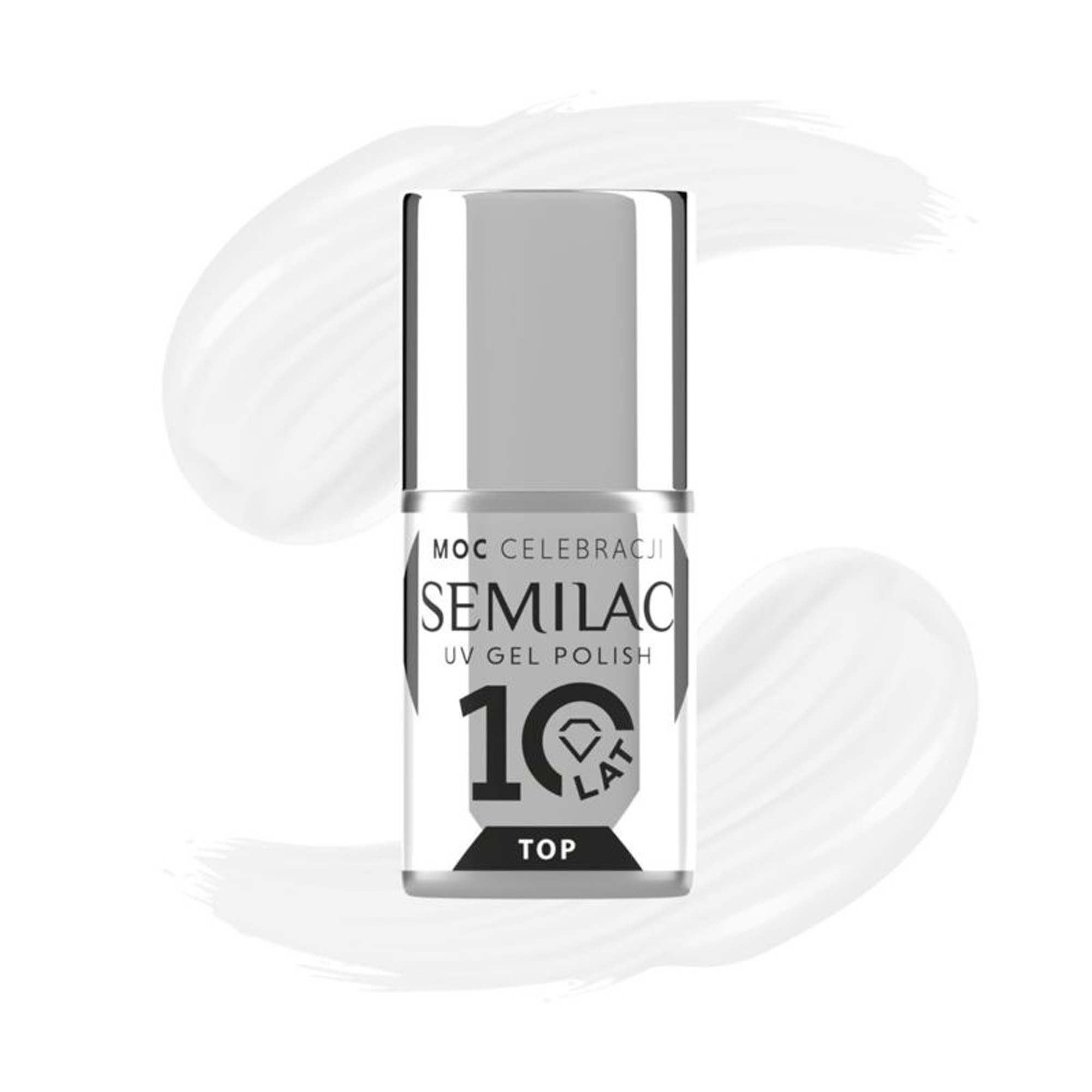 Semilac No Wipe top do lakierów hybrydowych, 7 ml