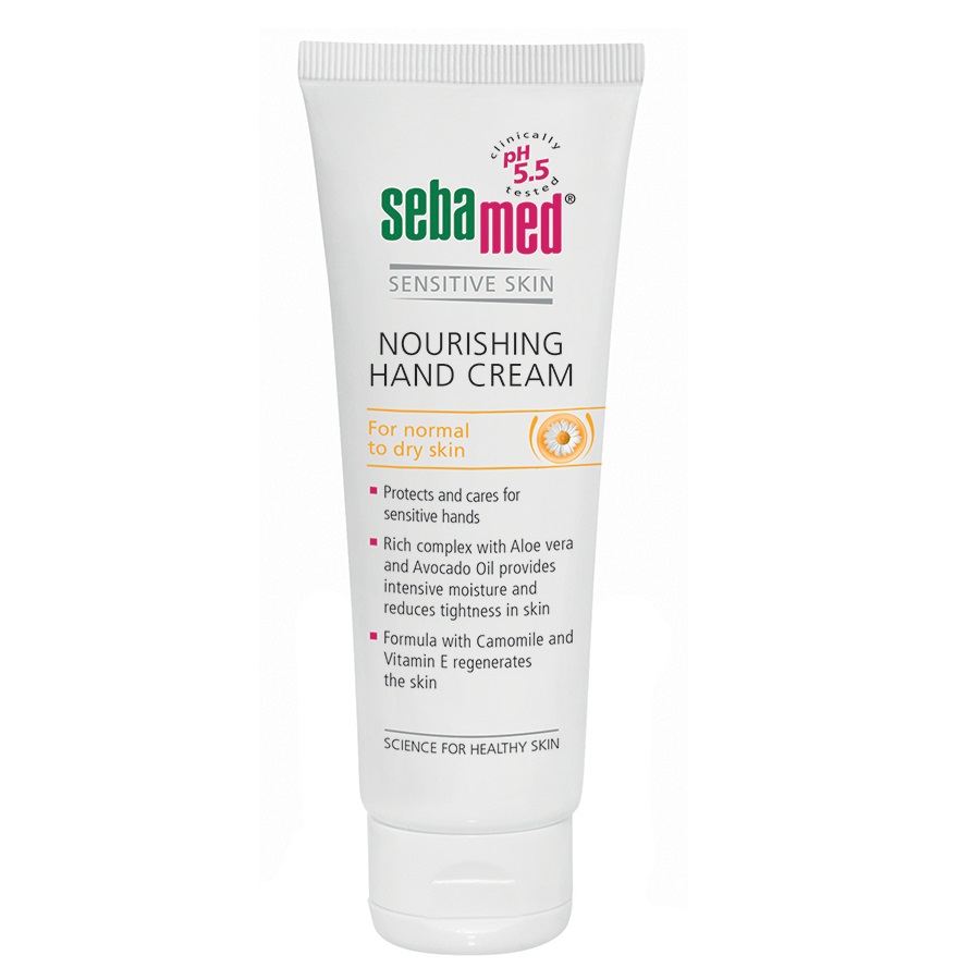 Sebamed Sensitive Skin Hand Cream odżywczy krem do rąk do skóry normalnej i suchej, 75 ml
