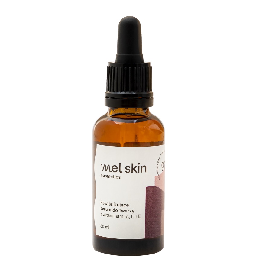 Mel Skin Serum do twarzy rewitalizujące serum do twarzy z witaminami A C i E, 30 ml